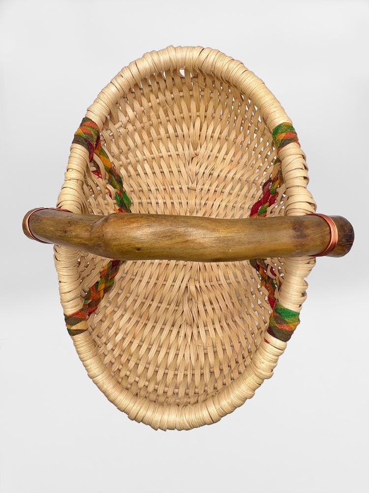 Natural Reed/Cloth Collar – Fish Face